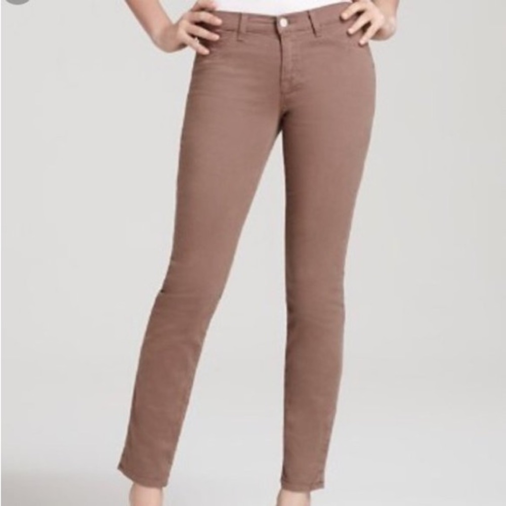 J BRAND Brown Skinny Leg Jeans